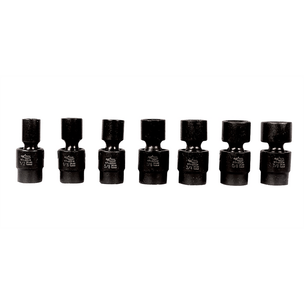 K Tool International SOC SET IMP FLEX 1/2" DR 7 PC.