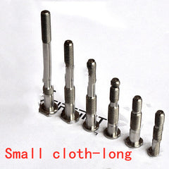 Color: Titanium, Size: Small cloth long - Titanium brake column titanium screw