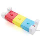 Alardor ALD-3W6KLU 250V Rotating Socket Intelligent Patch Panel USB Plug Board Power Strip