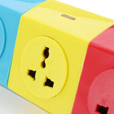 Alardor ALD-3W6KLU 250V Rotating Socket Intelligent Patch Panel USB Plug Board Power Strip