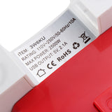 Alardor ALD-3W6KLU 250V Rotating Socket Intelligent Patch Panel USB Plug Board Power Strip