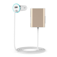 RCF R8P Fast Charging Circle Display Built In Smart Chip Intelligent 3 in 1 Car Charger