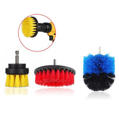 3Pcs 2 and 3.5 and 5 Inch Electric Drill Brush Cleaning Brush Set Ball Power Scrubber Comb