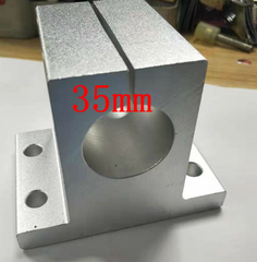 Color: Silver, Size: 35mm - Side mounting type with bracket for aluminum base