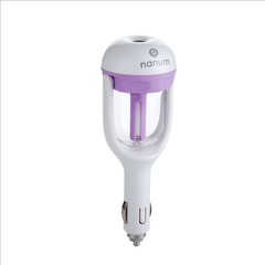 Color: Purple - Car Humidifier Air Purifier Freshener Essential Oil Diffuser
