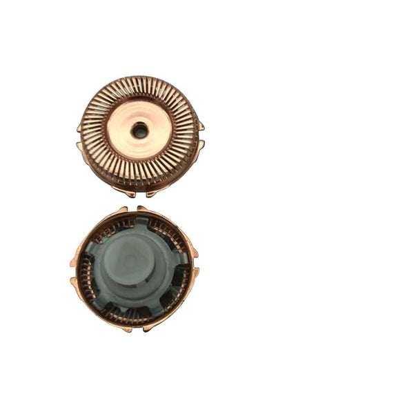 Color: Rose gold Single blade - Ladies Electric Mini Hair Removal Machine Lipstick Shaver Eyebrow Trimmer