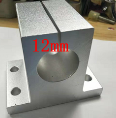 Color: Silver, Size: 12mm - Side mounting type with bracket for aluminum base