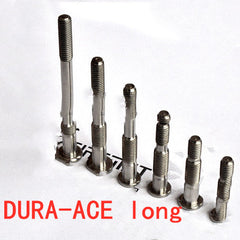 Color: Titanium, Size: DURA ACE Long - Titanium brake column titanium screw