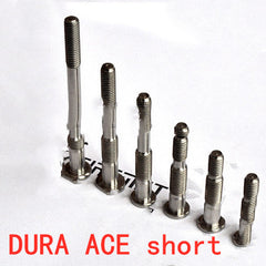 Color: Titanium, Size: DURA ACE short - Titanium brake column titanium screw
