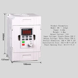 Model: 2.2KW 220V - Inverter Three-Phase 380V Speed Controller 0.75/1.5/2.2/3/7.5kw