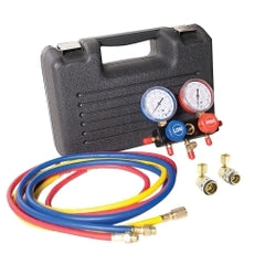 Manifold gauge set with case