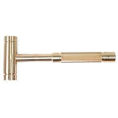 27 oz. Solid Brass Hammer with 1-1/16 in. Head Dia