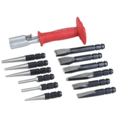 Quick change punch and chisel 12pc