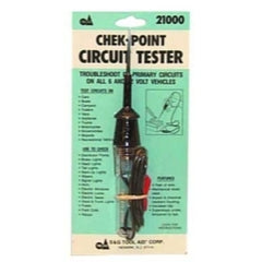 Circuit tester check point 6 & 12 volt