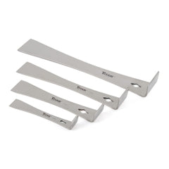 4-pc stainless steel pry bar set